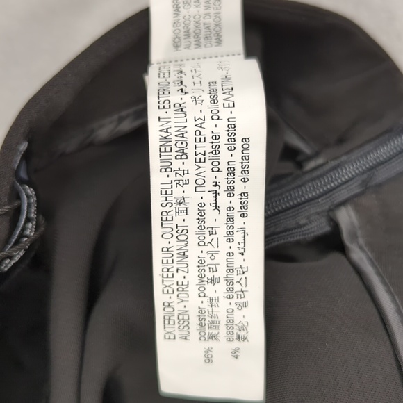 NEW Zara Black Pleated Mini Skort With Gold Button Women's Size XS - Picture 4 of 4